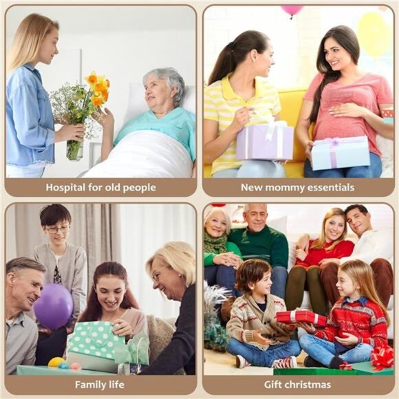 Fuzzy Grip Socks for Women Men,Non Slip Ankle Hospital Socks,Thick Warm Slipper - Picture 6 of 7